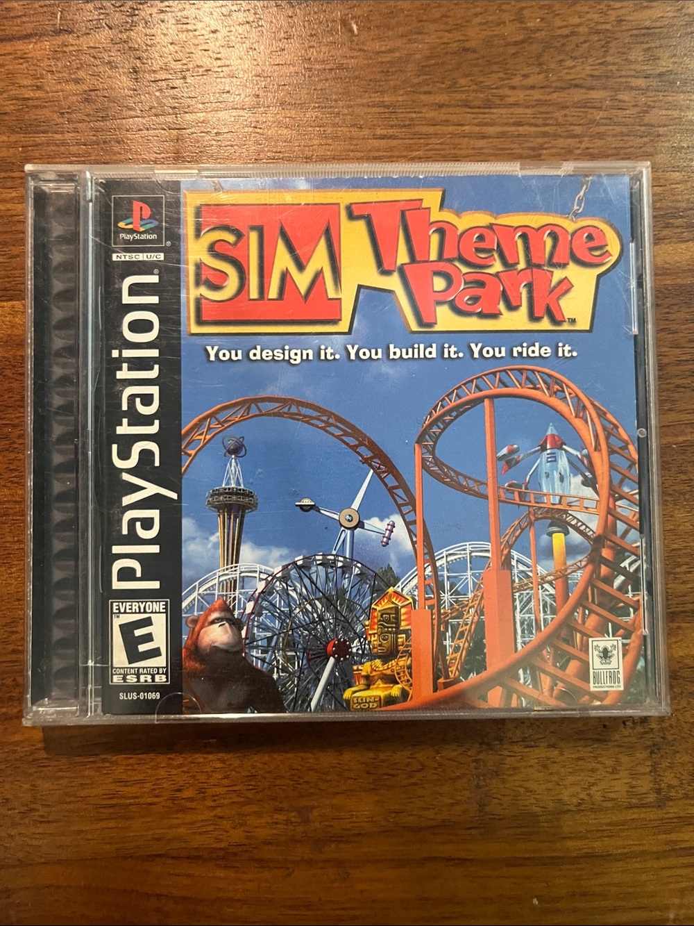 Sim Theme Park for the original Sony PlayStation 1 (PS1) by Electronic Arts CIB